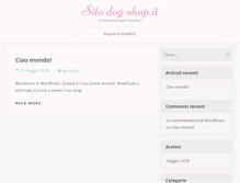 Tablet Screenshot of dog-shop.it